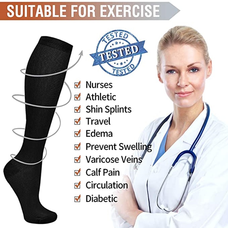 Compression Stockings Blood Circulation Promotion Slimming Compression ...